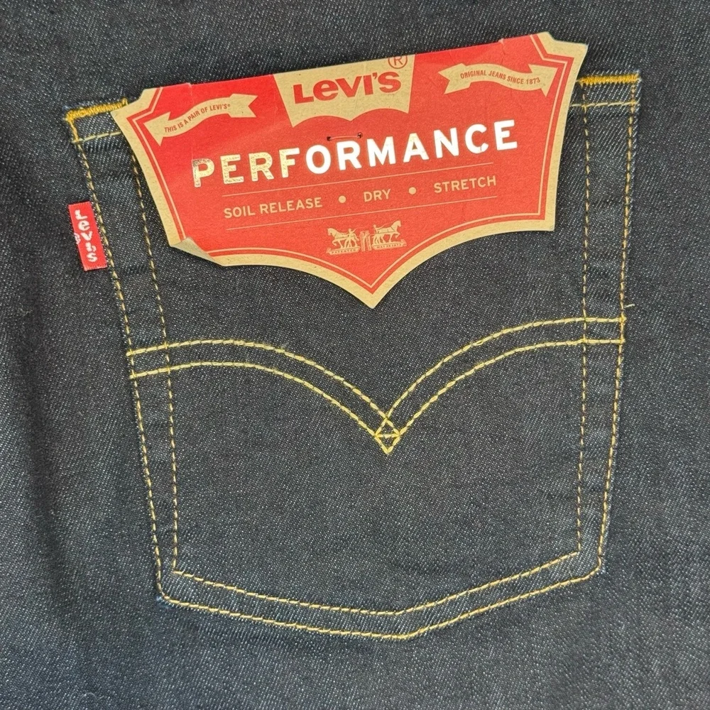 Levi's 511 Jeans Boys 16H W34 L28 Dark Wash Slim Performance Stretch (NWT)